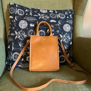 Mini NYPL Bookbinding Stamp Crossbody Bag